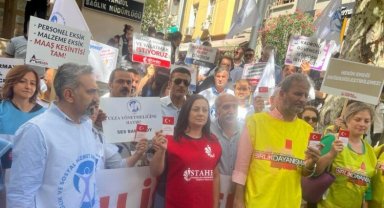 Sağlık emekçilerinden İstanbul'da tepki! İl Sağlık Müdürlüğü anayasayı yok sayıyor!