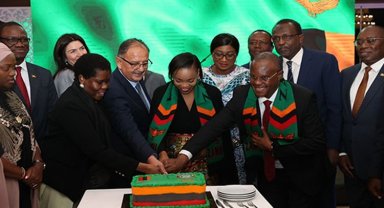 Bakan Özhaseki, Zambiya'nın 59. Bağımsızlık Günü resepsiyonunda
