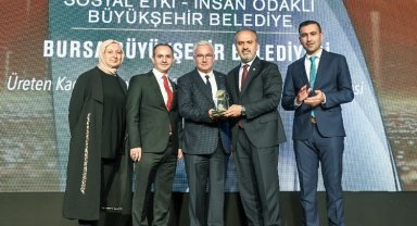 Bursa Büyükşehir'e 'sürdürülebilirlik' ödülü