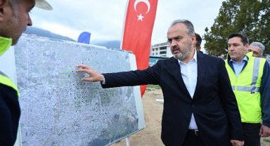 Bursa Yıldırım'ın zemin röntgeni çekiliyor