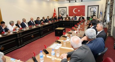 Kayseri Talas'ta cumhuriyet temalı muhtarlar toplantısı