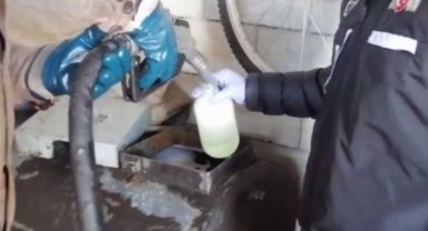 1 milyon litre kaçak akaryakıta 'Çengel'