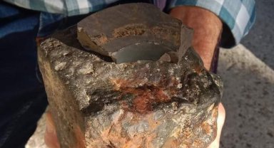 Bergama'da meteor taşı bulundu!