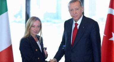 Cumhurbaşkanı Erdoğan Meloni ile görüştü