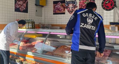 Gebze Zabıtası'ndan kasap denetimleri