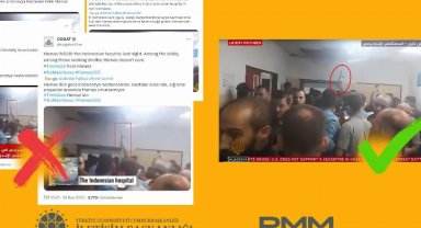 Hastane saldırısındaki görüntüler silah değil!