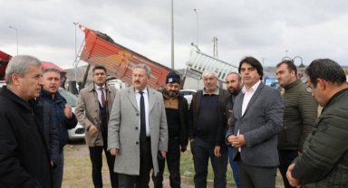 Kayseri Melikgazi'den Nakliyeciler Sitesi'nde çalışma