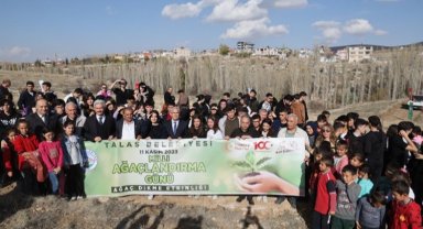 Kayseri Talas'ta ağaç dikme seferberlği