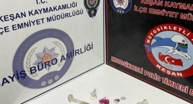 Keşan'da uyuşturucu operasyonunda 3 gözaltı