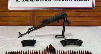 Adıyaman'da Jandarma evde piyade tüfeği ele geçirdi