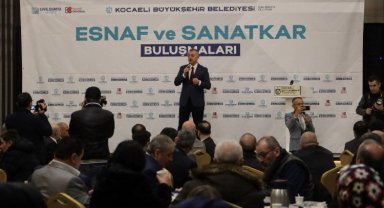 Başkan Büyükakın esnaf buluşmasında açıkladı... Körfez'in altyapısı büyük ölçüde tamamlandı