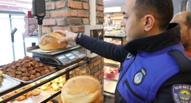 Bursa Gemlik'te Zabıta'dan gramaj denetimi