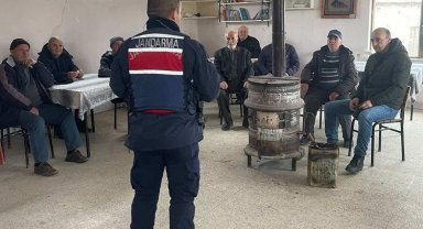 Enez'de jandarmadan dolandırıcılık bilgilendirmesi