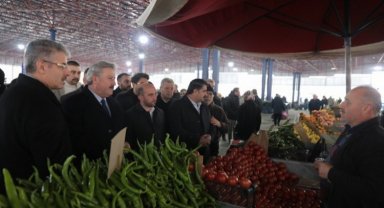 Kayseri Melikgazi'de esnafa ziyaret