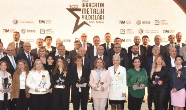 İhracatın 'Metalik Yıldızları' ödüllerine kavuştu
