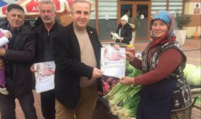 Keşan Sebze Manav ve Bakkallar Odası halkla buluştu