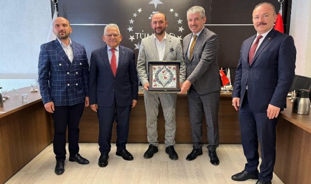 TÜMSİAD Kayseri Başkan Büyükkılıç'ı ağırladı