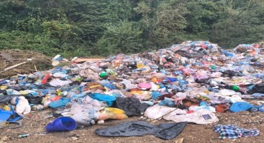 İnkumu'nda Vahşi Çöp Dökümü Tespit Edildi
