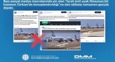 “İsrail Uçakları Türkiye’de” İddiasına Yalanlama