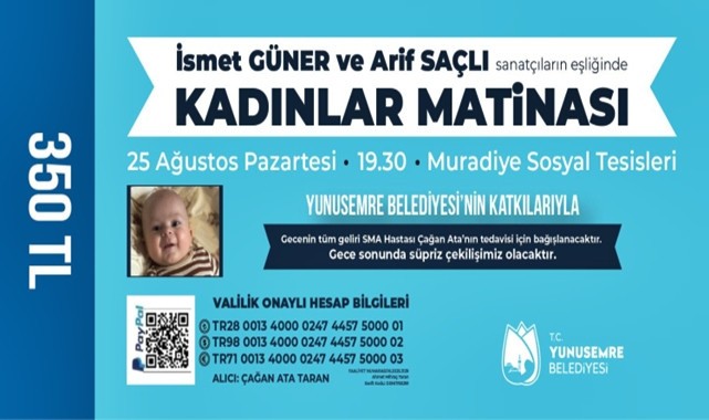 Manisa’dan SMA’lı Çağan Ata’ya destek etkinliği