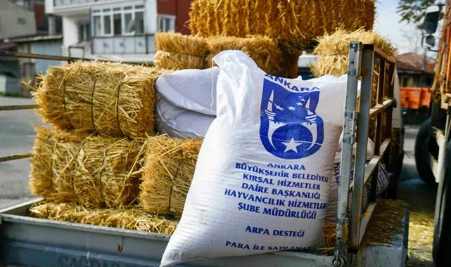 Ankara’da Mandacılara Yüzde 100 Hibeli Yem Desteği