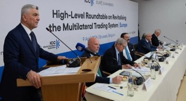 Bakan Bolat Brüksel'de yuvarlak masada konuştu