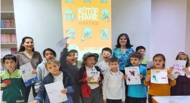 Çanakkale’de minikler kütüphanede hayal kurdu