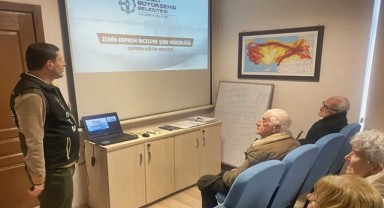 Kocaeli’de 65 yaş üstüne deprem eğitimi