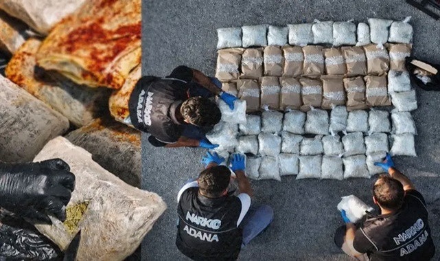 76 ilde dev uyuşturucu operasyonu: 1,7 ton ele geçirildi