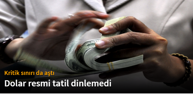 Dolar Tatil Dinlemedi! 3 TL sınırını da aştı