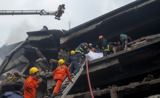 Dakka'da ki fabrikanın patlaması sonucu 26 kişi öldü