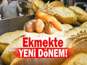 Ekmek yeni dönem başladı! 200 Gr Ekmek 1 TL!
