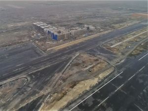 Üçüncü Havalimanının Biten Pisti Havadan Görüntülendi