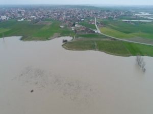 Taşan Ergene Nehri Havadan Görüntülendi