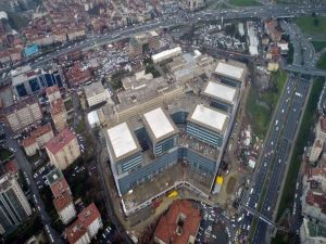 Yenilenen Okmeydanı Eğitim Ve Araştırma Hastanesi Havadan Görüntülendi