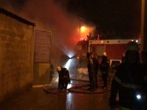 Kahramanmaraş’ta Çelik Fabrikasında Yangın