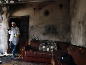 Konya’da Yangın: 9’u Çocuk 12 Kişi Hastanelik Oldu