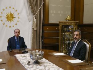Erdoğan Mit Müsteşarı Fidan’ı Kabul Etti